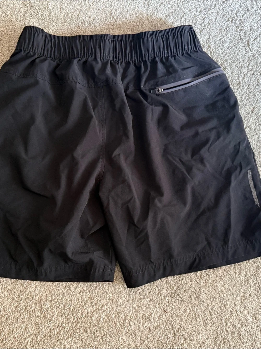 Black Athletic Swim/Workout Shorts